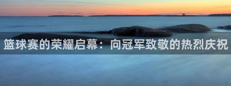  篮球赛的荣耀启幕：向冠军致敬的热烈庆祝